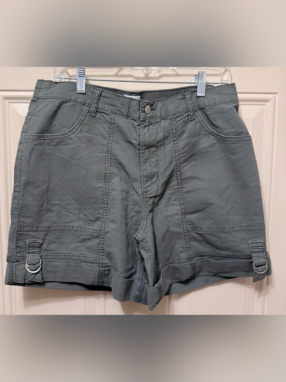 Time and Tru Convertible Shorts in Dark Ivy Green Size 12